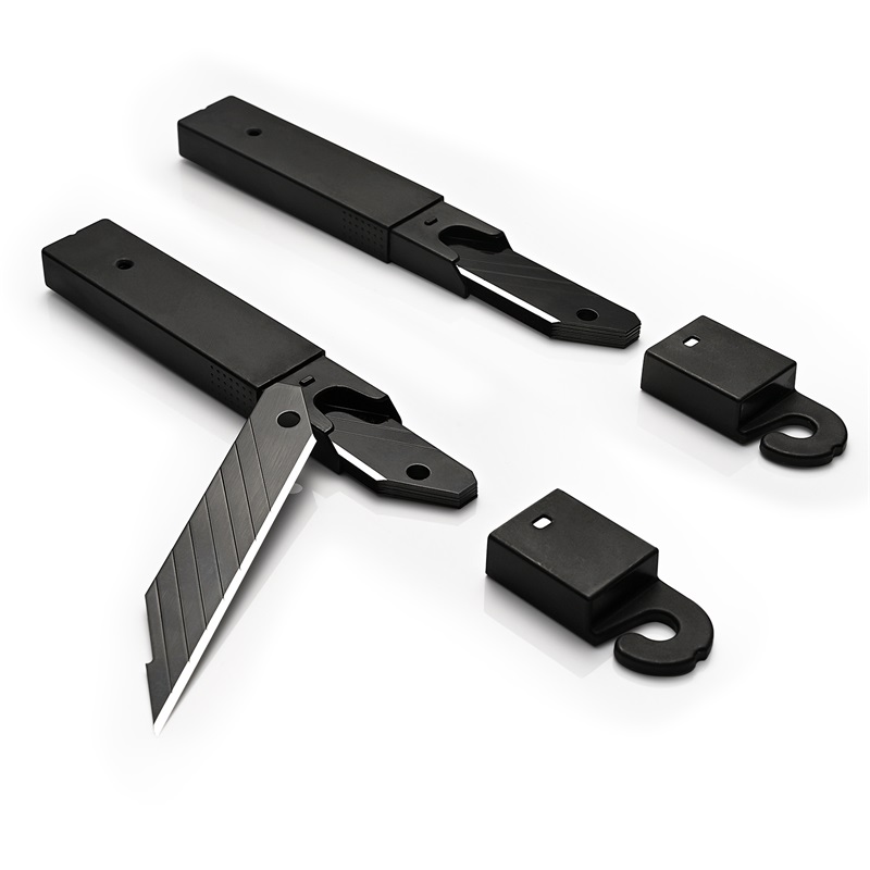 FOSHIO 50PCS 18mm Replacement Blade Carbon Steel Utility Knife Snap Off Blade for Box Cutter FOSHIO Replacement Blade Carbon Steel Utility Knife Snap Off Blade