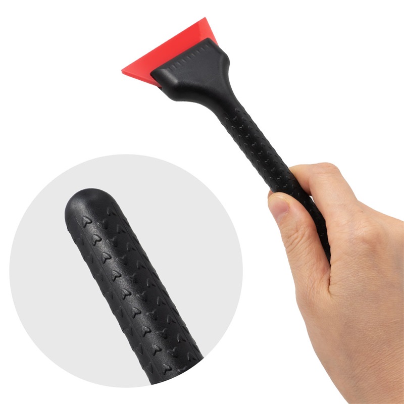 FOSHIO 3PCS Long Handle Ice Snow Wiper Scraper Rubber Vinyl Squeegee Wrapping Tint FOSHIO Long Handle Ice Snow Wiper Scraper Rubber Vinyl Squeegee Wrap