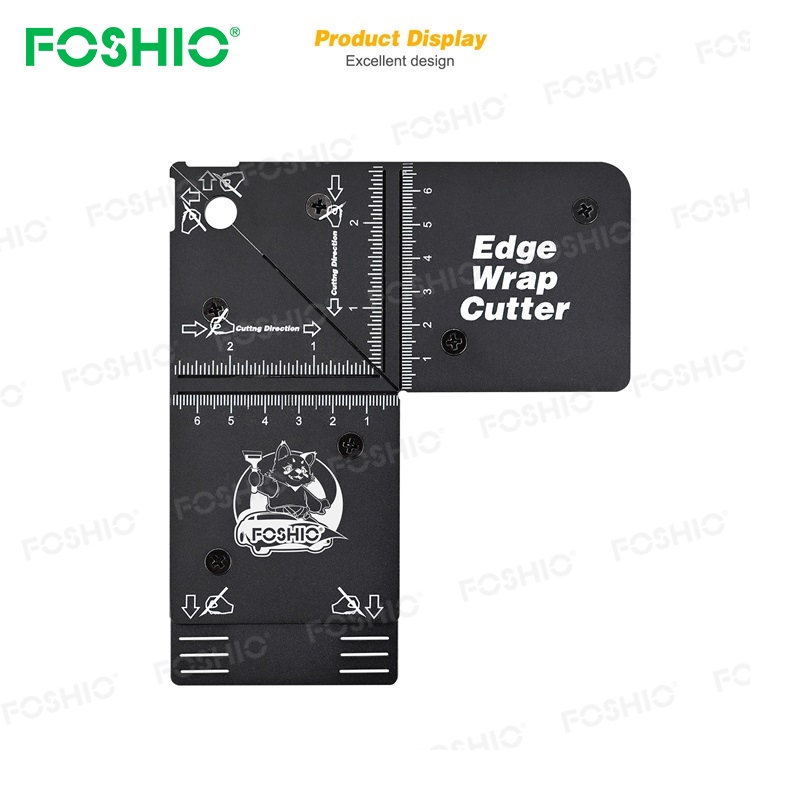 FOSHIO Vinyl Film Cutting Template Tool Car Sticker Carbon Fiber Edge Wrap Cutter  FOSHIO Vinyl Cut Aid Tool Car Sticker Carbon Fiber Edge Wrap Cutter