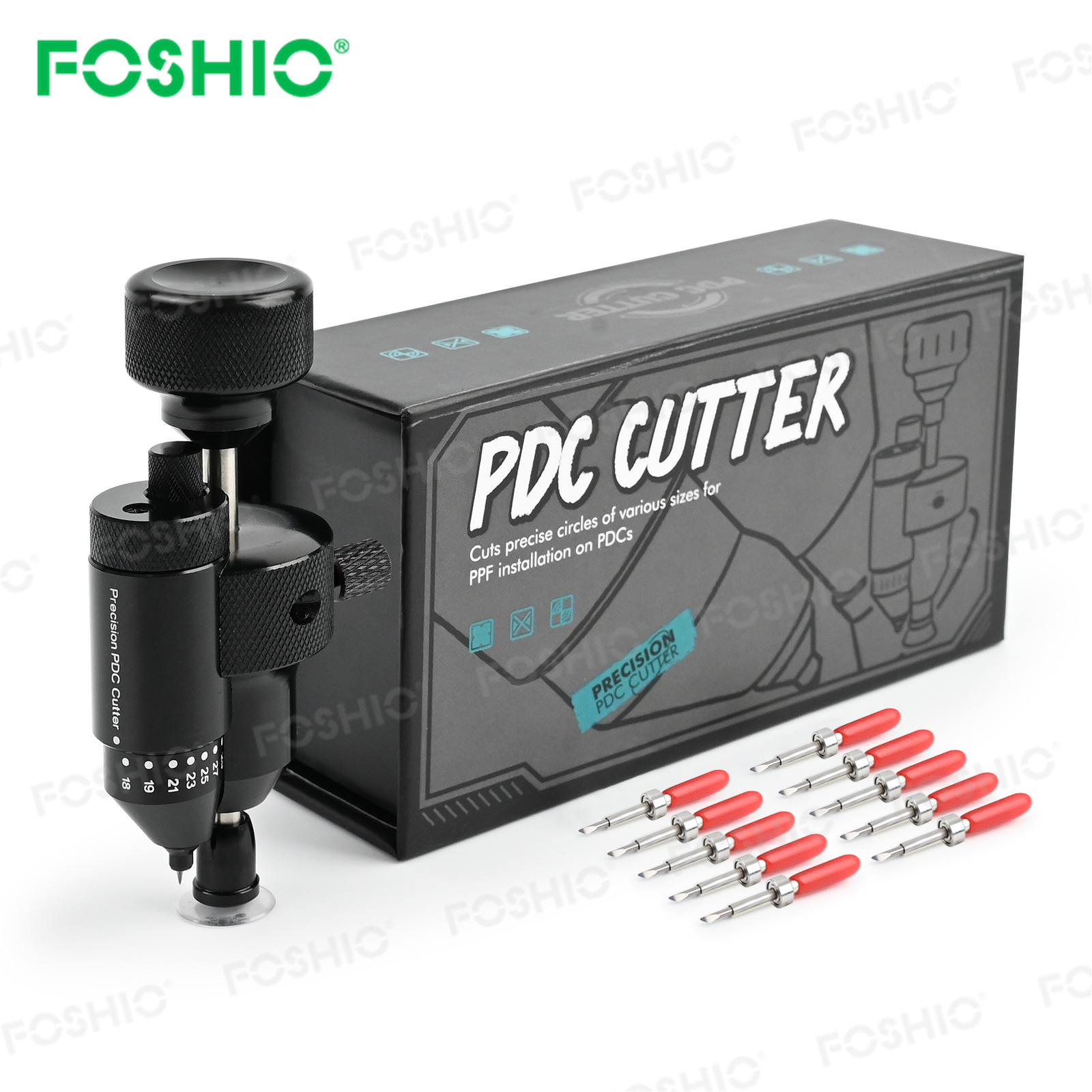 FOSHO Automotive Film Radar Hole Cutting Tool Cutting Template Knife FOSHO Automotive Film Radar Hole Cutting Tool Cutting Template Knife