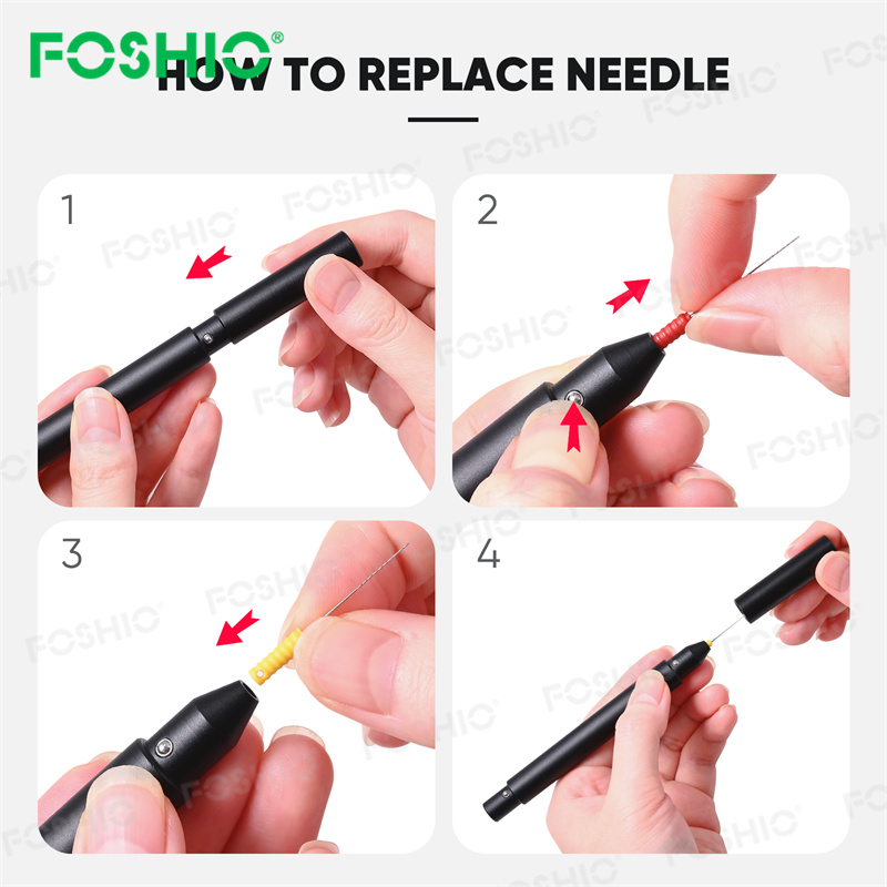 FOSHIO Car Tint Micro Barbed Decon Needle with Fine Tip for Removing Dust and Air Bubbles FOSHIO Car Tint Micro Barbed Decon Needle with Fine Tip Removing Dust
