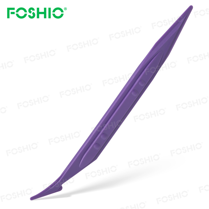 FOSHIO 3Pack Double Sided Wrap Tuck Tools - Hard Plastic Squeegee with Stiff Blade & Wedge Tip for Edge Sealing, Bubbles Pushing, Car Window Tint and PPF Installation FOSHIO Double Sided Wrap Tuck Tools Edge Sealing Bubbles Pushing Tint