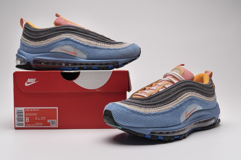 air max 97 light blue corduroy