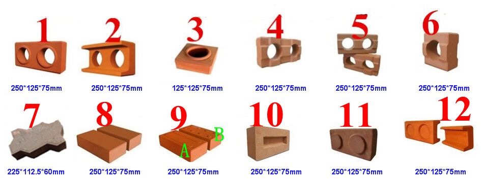 Machine Clay Soil Concrete Manual Electric Clay Lego Brick Making Machine Eco Brave Making Machinery QT2-25