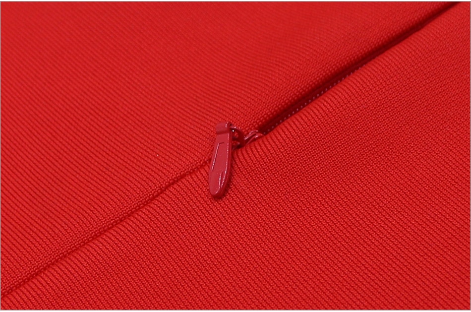 Red off Shoulder Side Split Deep V Neck Spaghetti Strap Dress Party Bodycon Bandage Midi Dresses HLB4913 