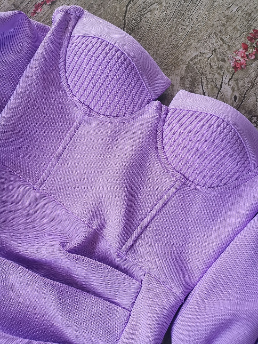 BEAUKEY Luxury Purple Off Shoulder Short Sleeve Bandage Evening Dress Women 2023 Party Tight Bodycon Maxi Dress Bustier Vestidos 