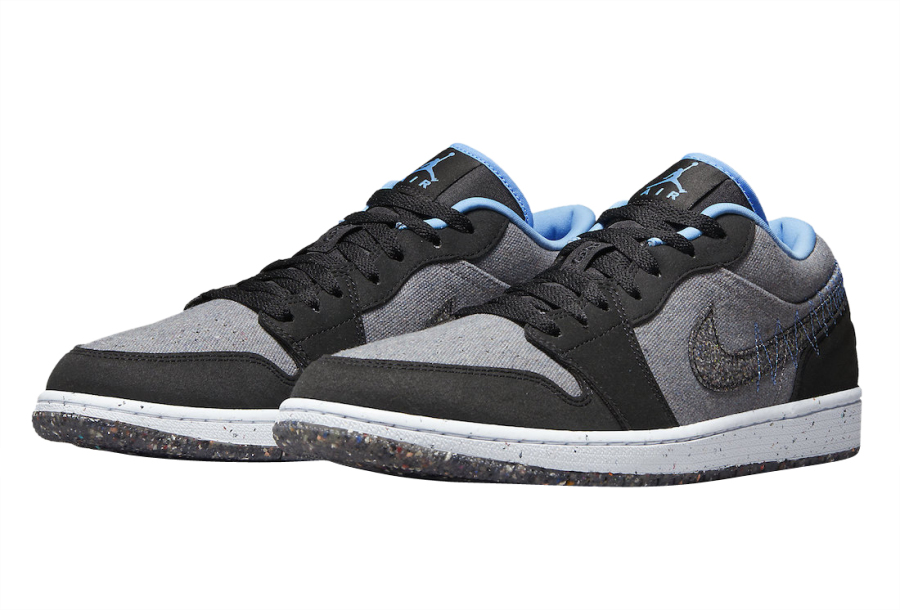 Cool shoes Air Jordan 1 Low Crater Grey Black