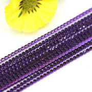 rhinestone cup chains,dark purple cup chains