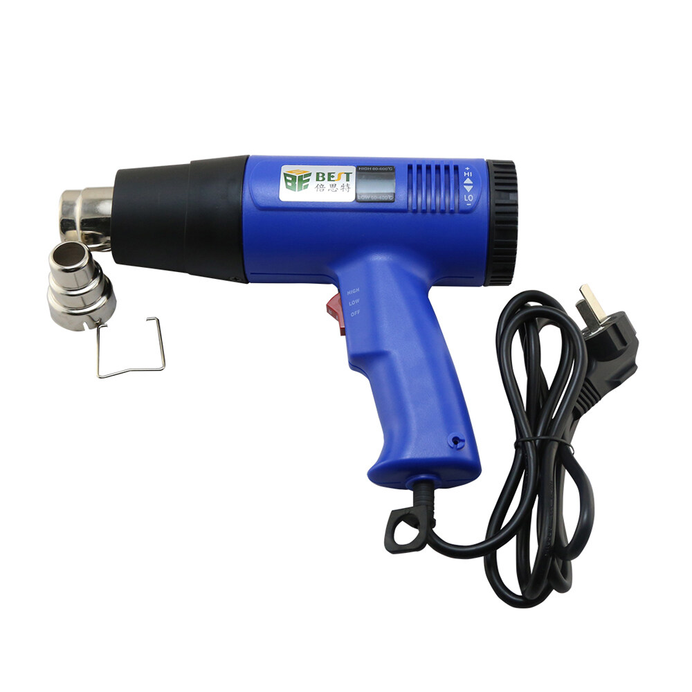 BST-8016 Hot Air Gun Handheld Portable LCD Electronic Cordless Mini ...