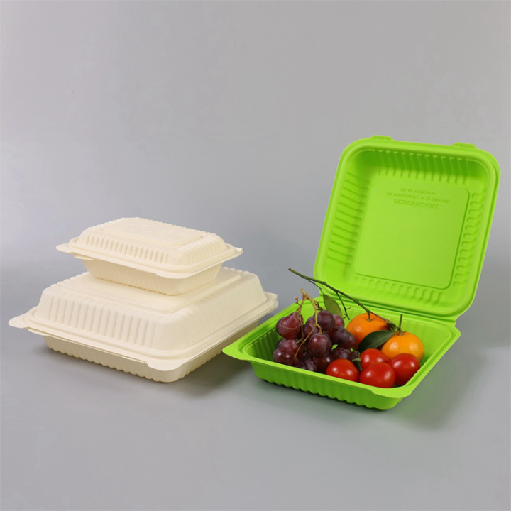 Eco Friendly Corn Starch Lunch Box Take Out Containers Biodegradable Food  Containers – Greenssy