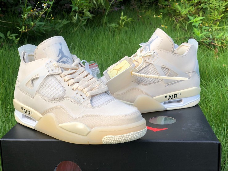 OFF-WHITE x AJ4 beige