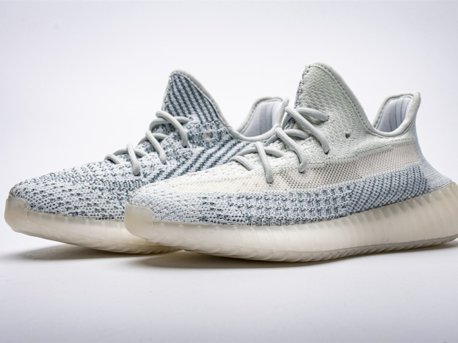 Adidas Yeezy Boost 350 V2 "Cloud White Reflective" Lightweight, Breathable, Unisex Style.