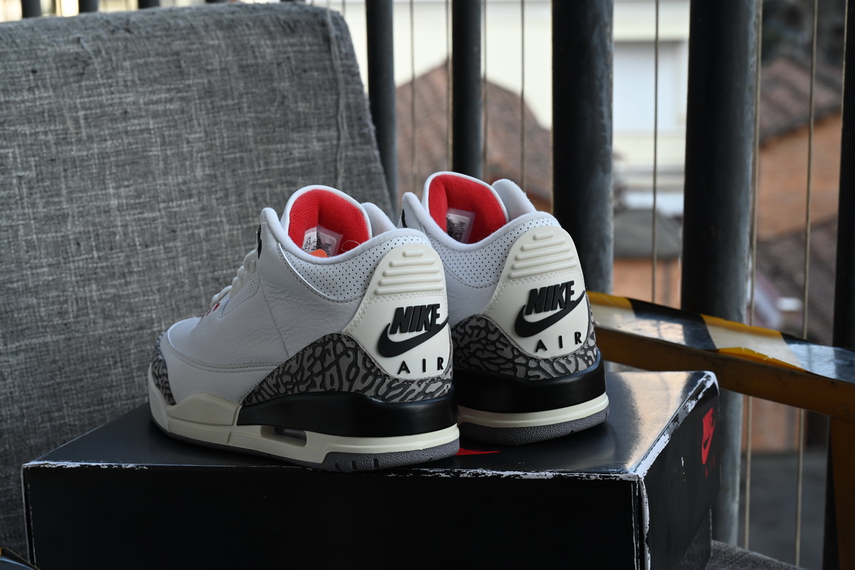 Coco Shoes Jordan 3 Retro White Cement Reimagined DN3707-100