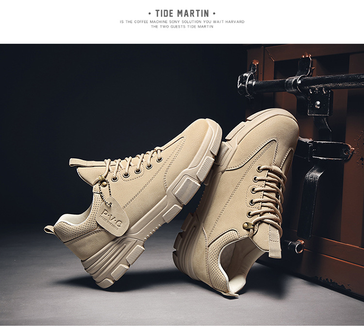 Men's spring martin leather shoes