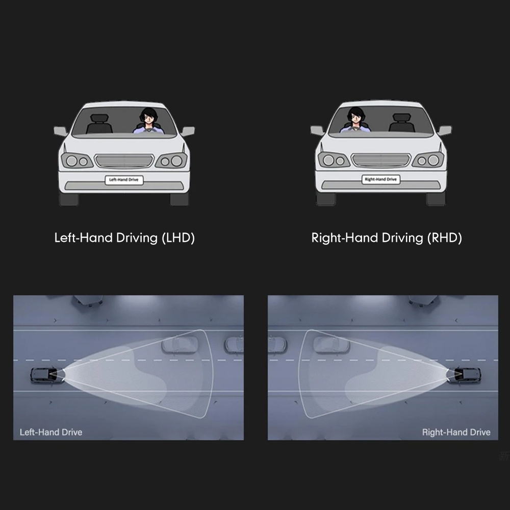 2x Car Headlight Assembly For VW Golf 6 2010-2014 DRL Dynamic Tuning Head Lamp Double U Laser Projector Lens Auto Accessories
