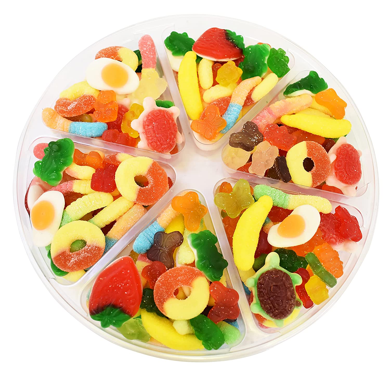 Which 5 are types of candy?