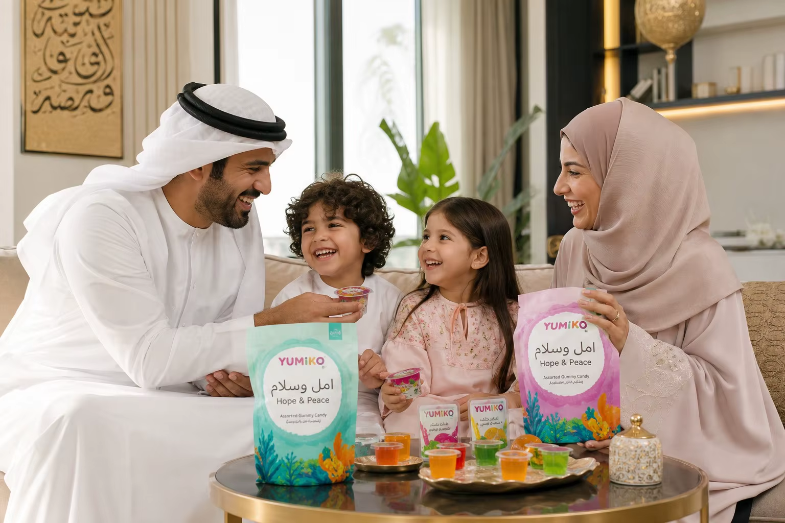 Candy Packaging with Hope, Peace and Family Warmth for Middle East Markets