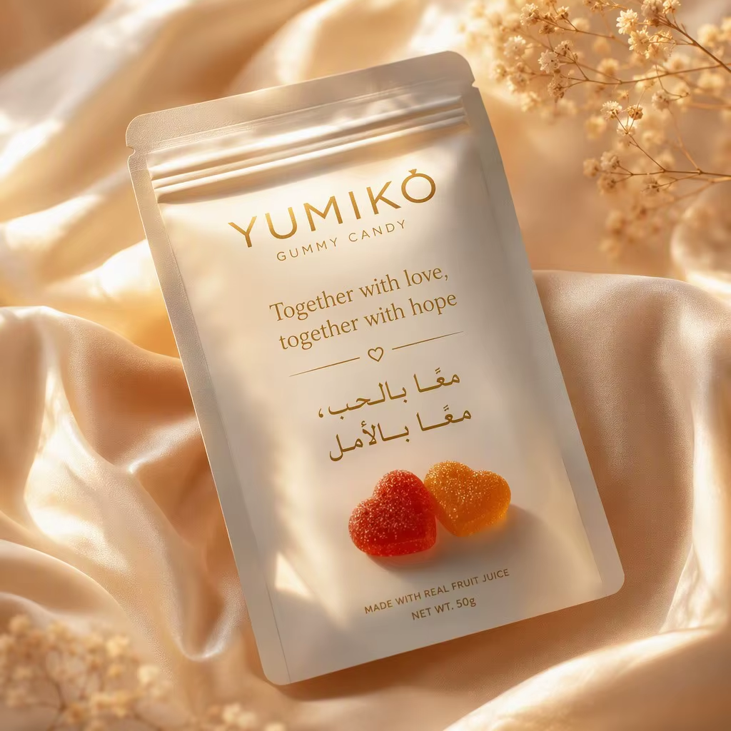 Candy Packaging with Hope, Peace and Family Warmth for Middle East Markets