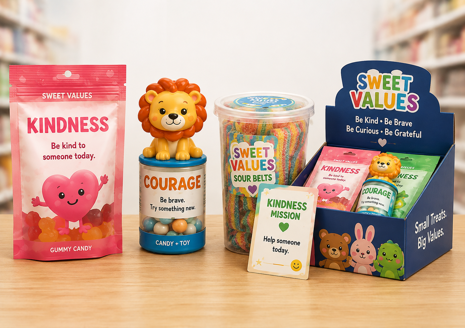Educational Candy Without Heavy Education: A Light and Friendly Approach for Kids