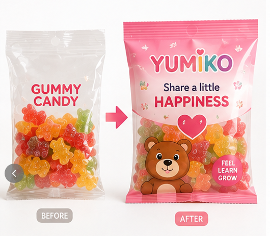 How to Upgrade Existing Candy Packaging with Positive Messages?