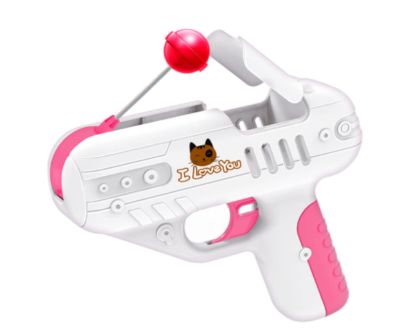 Lillipop gun toy candy guns surprise gun shooter candy dispenser