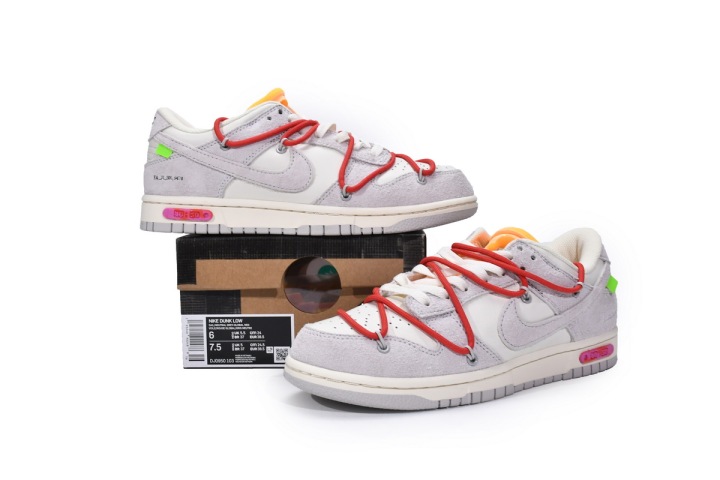 off white dunk lot 40
