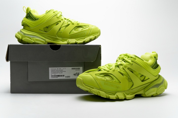 Reps Sneakers Balenciaga Tess S.Fluorescent Yellow 542436 W1GB7 2014