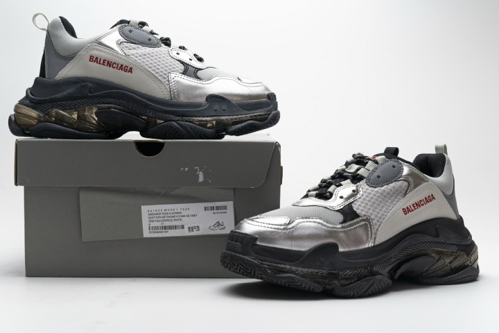 Reps Sneakers Balenciaga Triple S  Black Silver 541624 W09E1 7320 