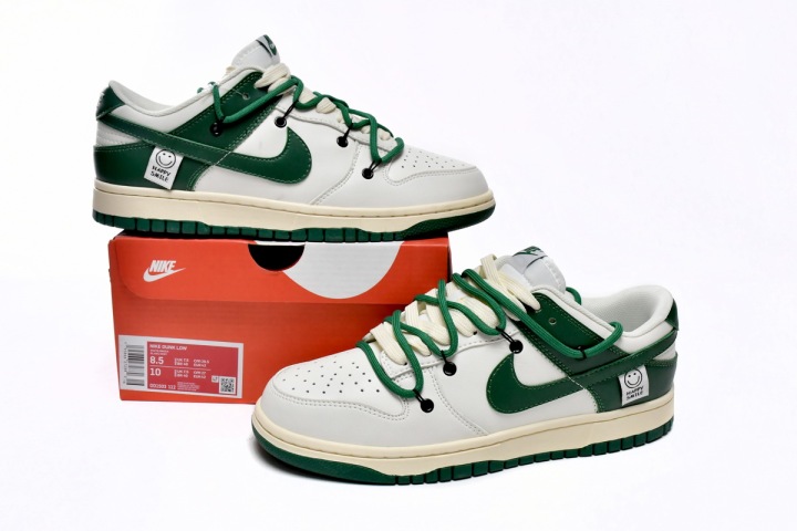 Nike Dunk Low Bandage White and Green Reps
