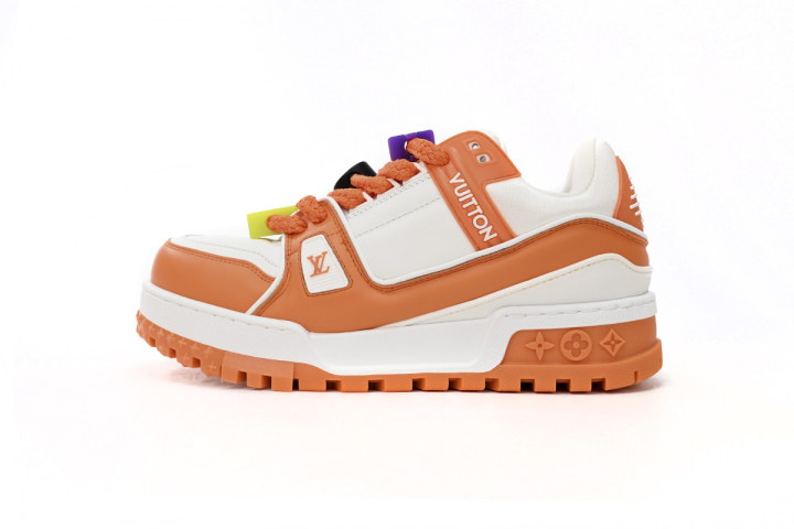 Louis Vuitton Trainer Maxi Orange Reps Sneaker 1AB8SR
