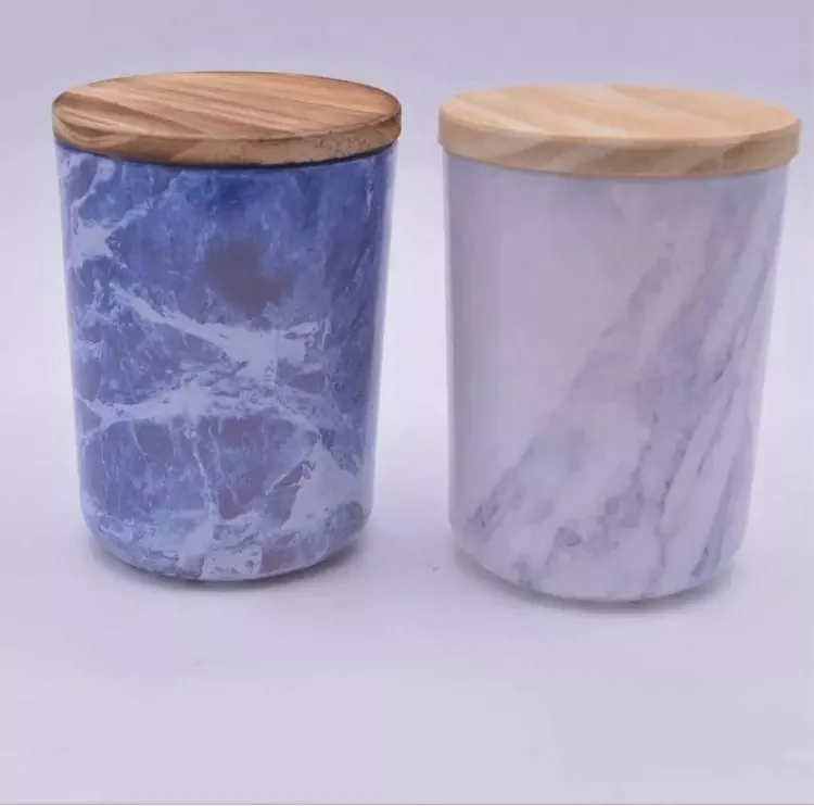 How To Reuse  Old Candle Jars Into Something New And Useful candle jars, Marble, Marble Candle Jars, Marble Candle Jars