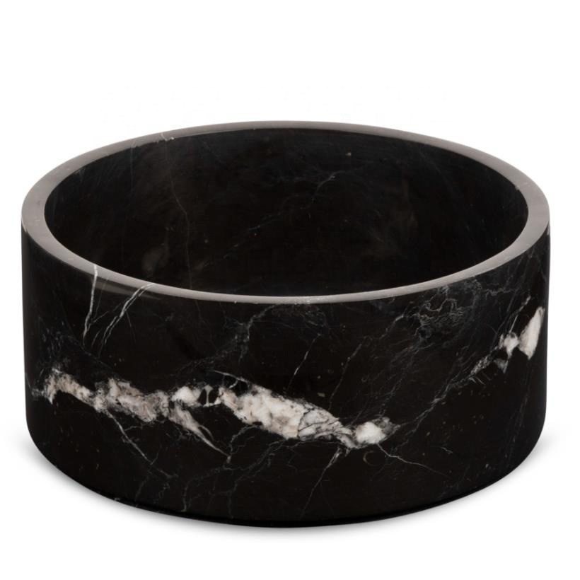 Round White Marble Footed Bowl Wholesale Small Decorative Marble Bowl