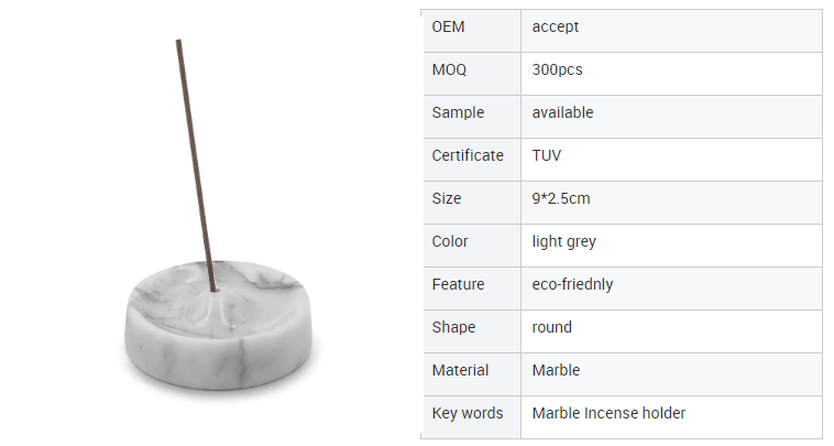 Marble Incense Stick Holder Incense Burner Grey Home Hotel Decoration Religious Round SANDALWOOD 100% Pure Natural Marble Stone Modern Marble Incense Stick Holder Burner-Casamarbury Marble Incense Holder,Modern Incense Holder,Incense Stick Holder,Marble Incense Burner,Stone Incense Holder