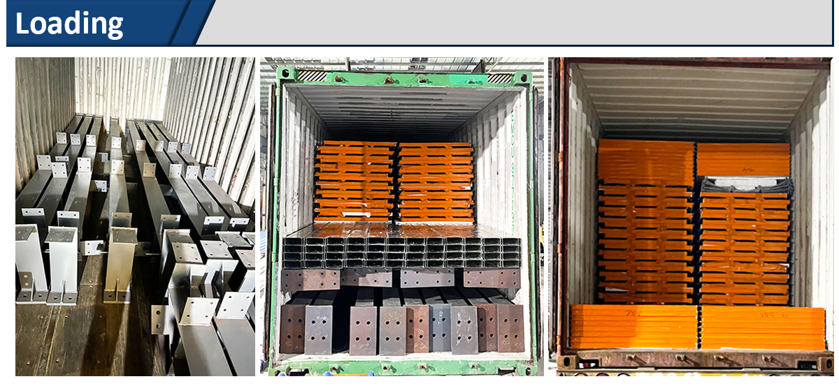 customized design prefabricated house structure building steel warehouse production line shed in Africa