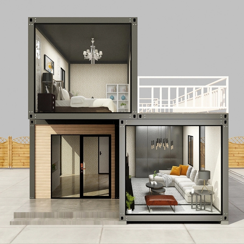 fast installation steel structure prefabricated home container house for dormitory