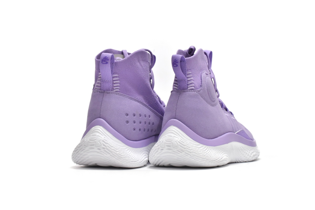 Purple Under Armour Curry 4th generation actual combat basketball shoes 3024861-500 Under Armour Curry FloTro Vivid Lilac