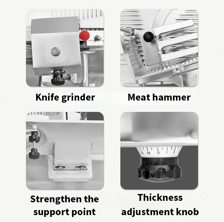 BOKNI Frozen Meat Slicer Kitchen Equipment