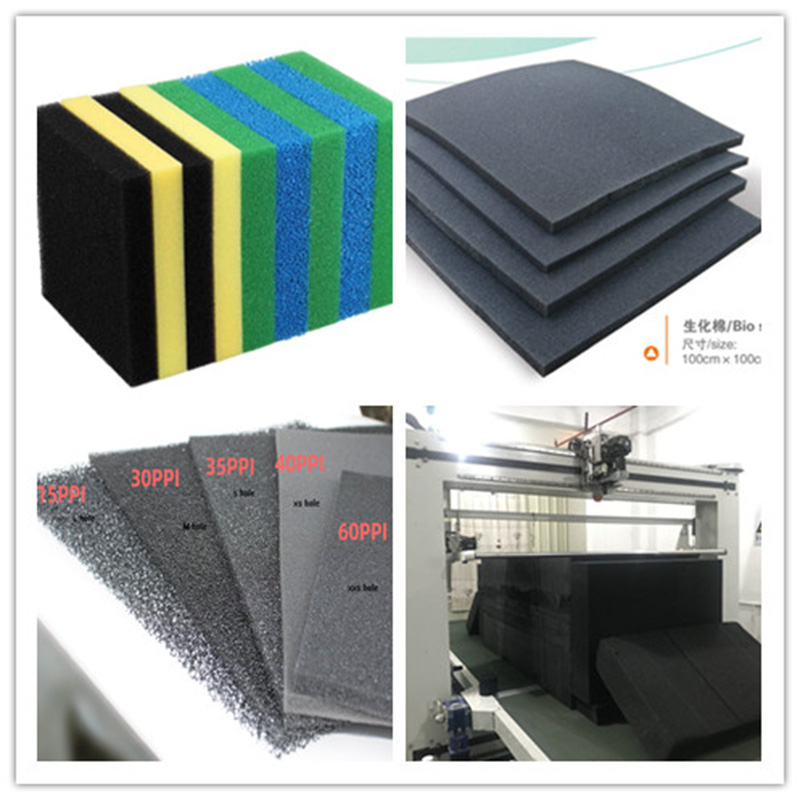 Aquarium Filter Media Fish Tank Foam Sponge with Different PPI