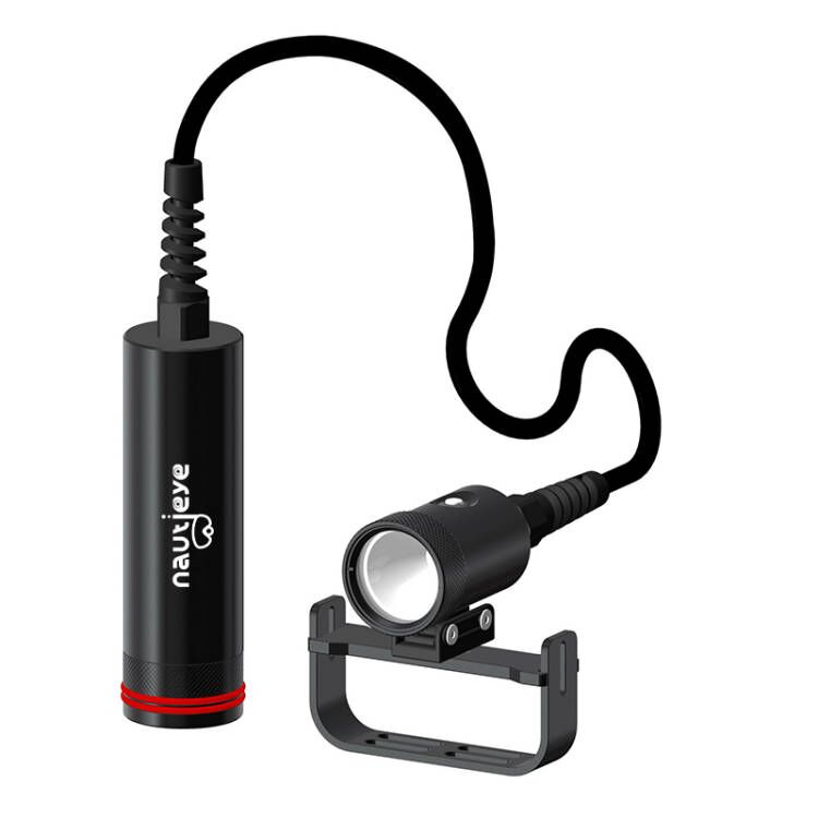 Nautieye T4000E  4000LM 12 degree  Technical Diving light Primary Light with canister/dive umbilical light  ,dive flashlight,technical diving,scuba light,underwater dive torch,diving light