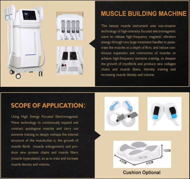 2023 Emslim Rf Body Sculpting Machine 13 Tesla 4 Handles Electromagnetic Building Muscle Stimulator Machine Hiemt Emslim Neo High Power Vertical 4 Handles EMS +RF Emslim Neo Machine emsculpt,emslim neo,emsculpting