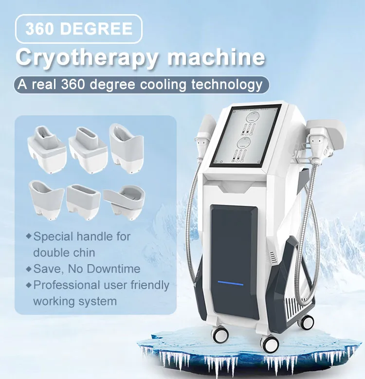 Vertical 5 handles cryotherapy Belly Fat Removal Skin freeze Cryolipolysis Slimming Fat Freezing Machine Cool Tech Sculpting for Double Chin Vertical 5 Handles 360 Cryolipolysis Slimming Machine cryolipolysis machine,fat freezeing machine,cryolipolysis slimming machine