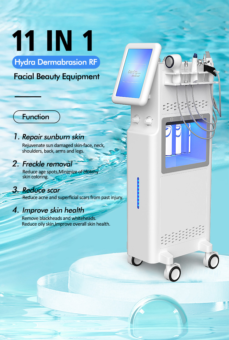 11 In 1 Dermabrasion Facial Machine For Beauty Salon 11 in 1 Hydra Dermabrasion Facial Machine - Honkay hydrafacial machine price,hydra facial machine cost,11 in 1 hydra facial machine