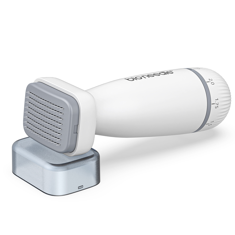 Derma Stamp 0-2 mm Adjust Needle Length derma Stamp Bio Needle 120Pin Microneedling Derma Roller for Beard Hair Growth Face Body Skincare Wholesale Derma Stamp Microneedles Derma Roller - Honkay 