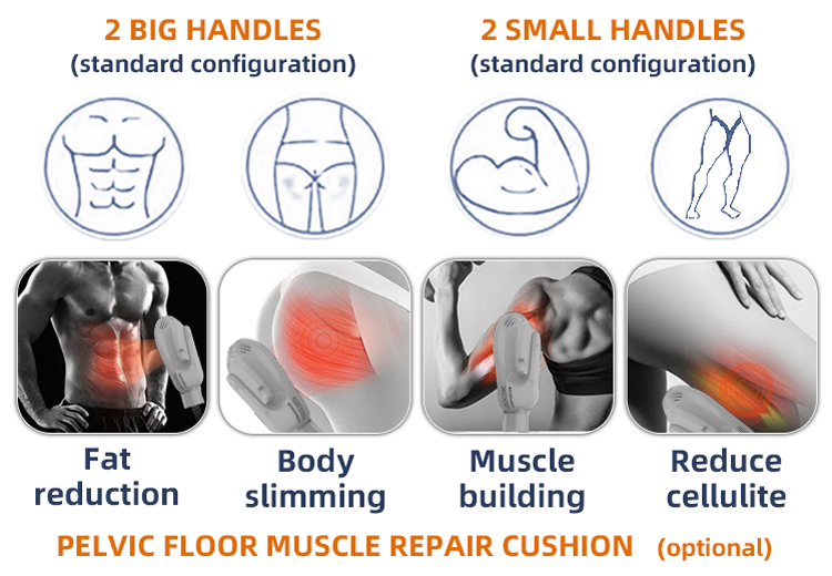 Portable EMSlim EMS Electromagnetic Body Slimming Fat Removal Build Muscle Machine Portable 4 Handles Emslim Body Slimming Machine - Honkay ems body sculpt machine,ems muscle building machine,emslim