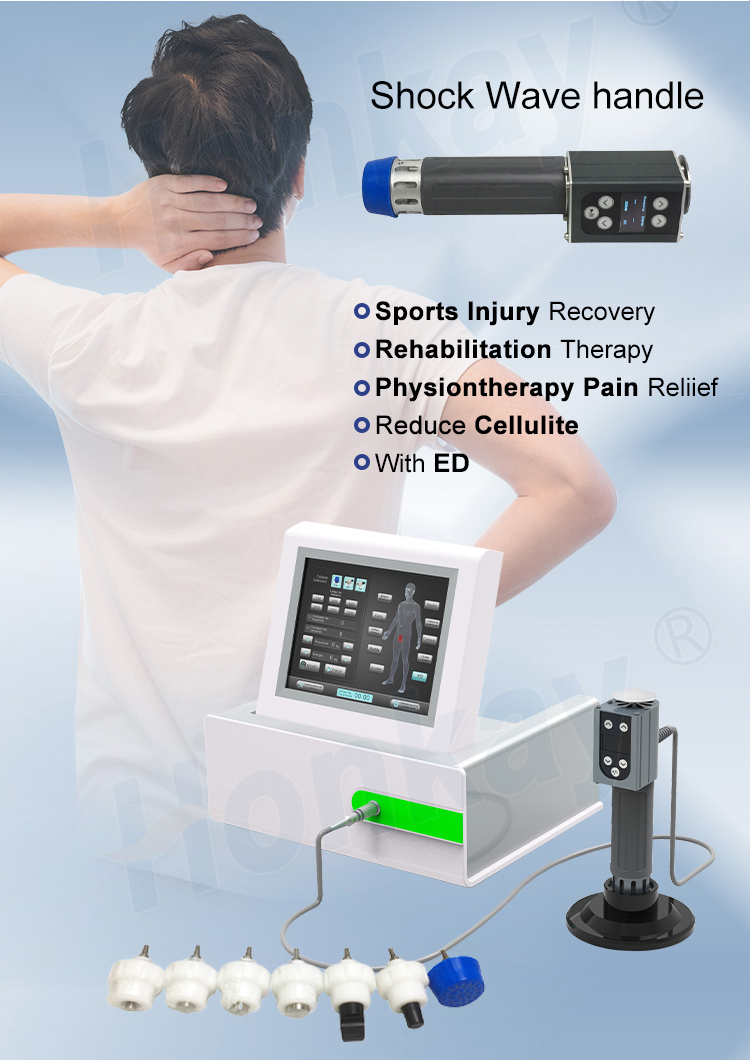Portable Shock Wave Machine for Pain Relief ED Treatment Cellulite Reduction Body Slimming Shockwave Body Massage Equipment Shockwave Therapy Machine - Honkay shockwave therapy machine price,professional shockwave therapy machine,shockwave therapy machine for sale
