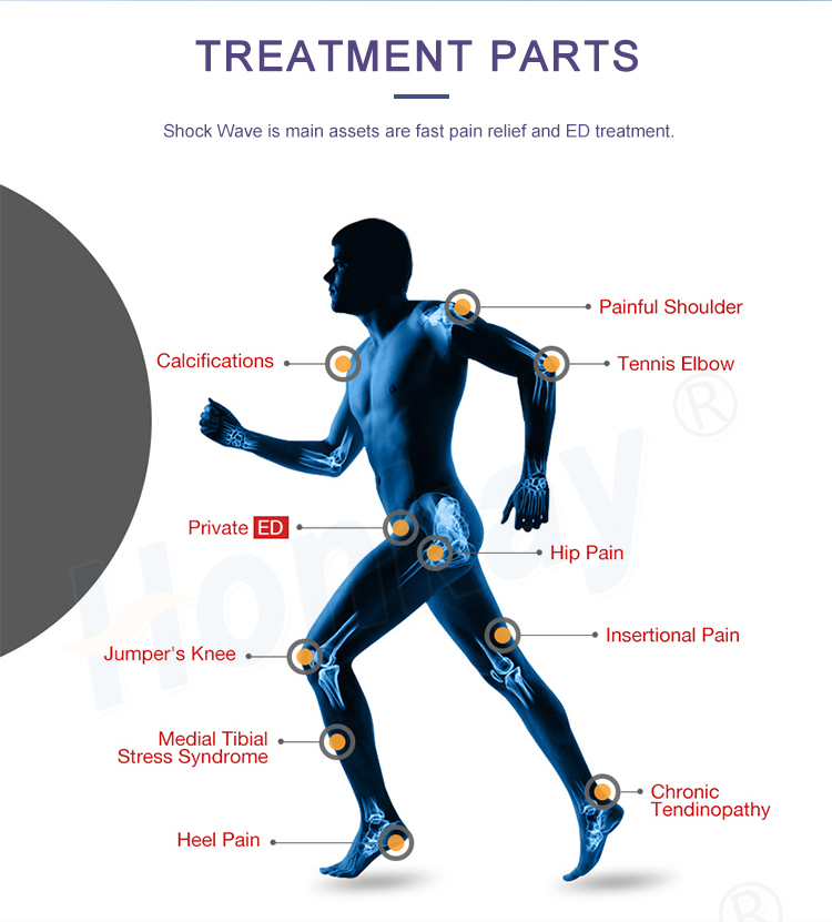 Portable Shock Wave Machine for Pain Relief ED Treatment Cellulite Reduction Body Slimming Shockwave Body Massage Equipment Shockwave Therapy Machine - Honkay shockwave therapy machine price,professional shockwave therapy machine,shockwave therapy machine for sale