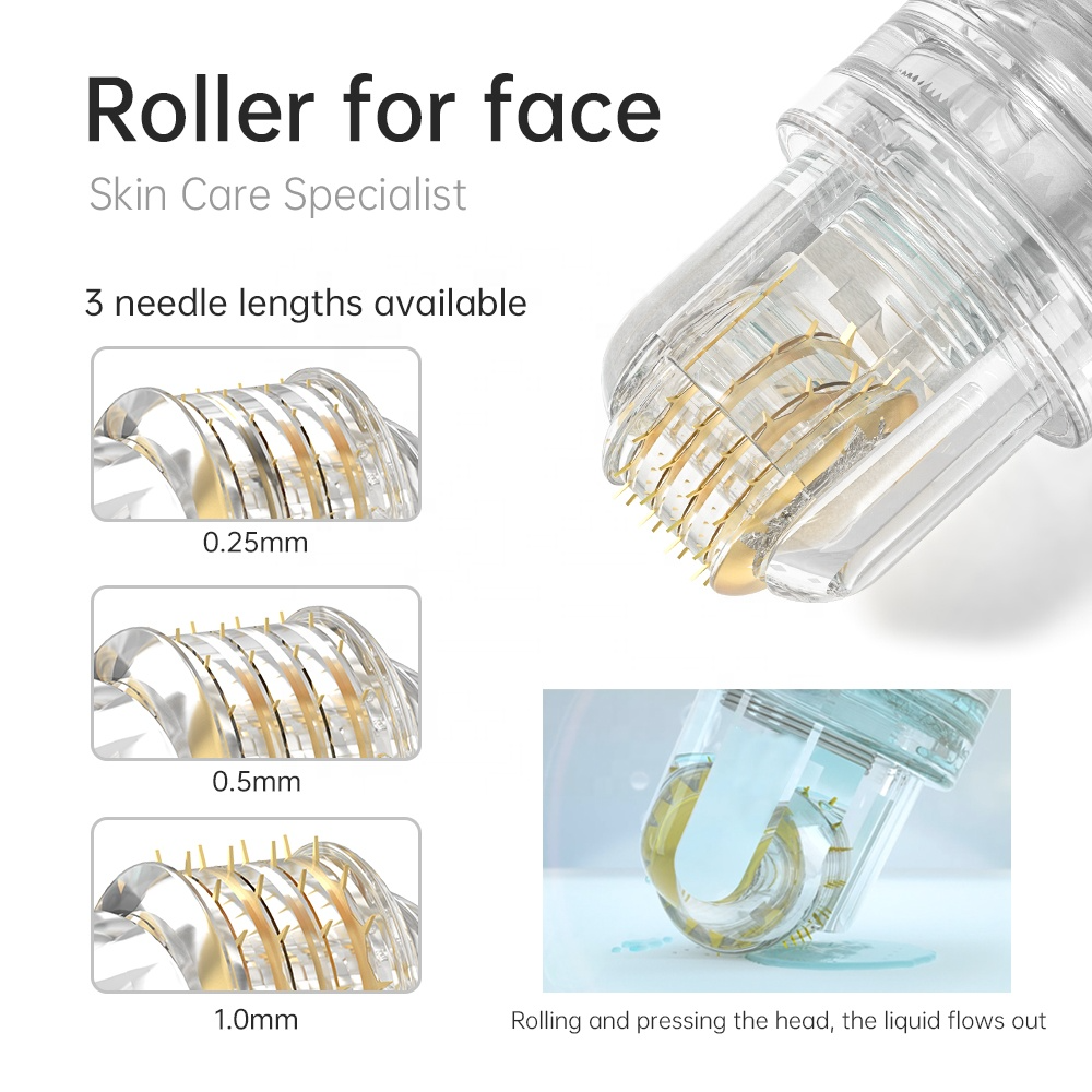 Factory Price Hydra Roller 64pin 0.25mm 0.5mm 1.0mm Hydra Roller Stamp Needles Hydra Needle Roller 64pins Hydra Needle Roller - Honkay hydra roller,hydra needle,hydra roller 64 needles