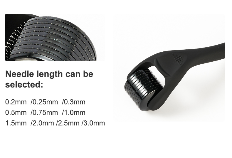 Matte Black Dermaroller 0.5mm Derma Roller for Hair Beard Growth Matte Black Dermaroller 0.5mm Derma Roller for Hair Beard Growth derma roller,derma roller for beard growth,derma roller for hair growth,derma roller 0.5mm,derma roller for face and body