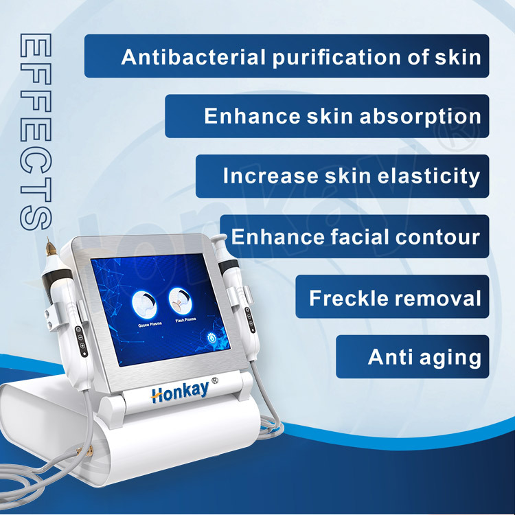Newest Cold Plasma Technology 2 in 1 Acne Scar Removal Cold Plasma Ozone Generator Fractional Plasma Machine Ozone Plasma Device: Fight Fine Lines & Achieve Flawless Skin ozone plasma device,ozone cold plasma pen,ozone plasma facial