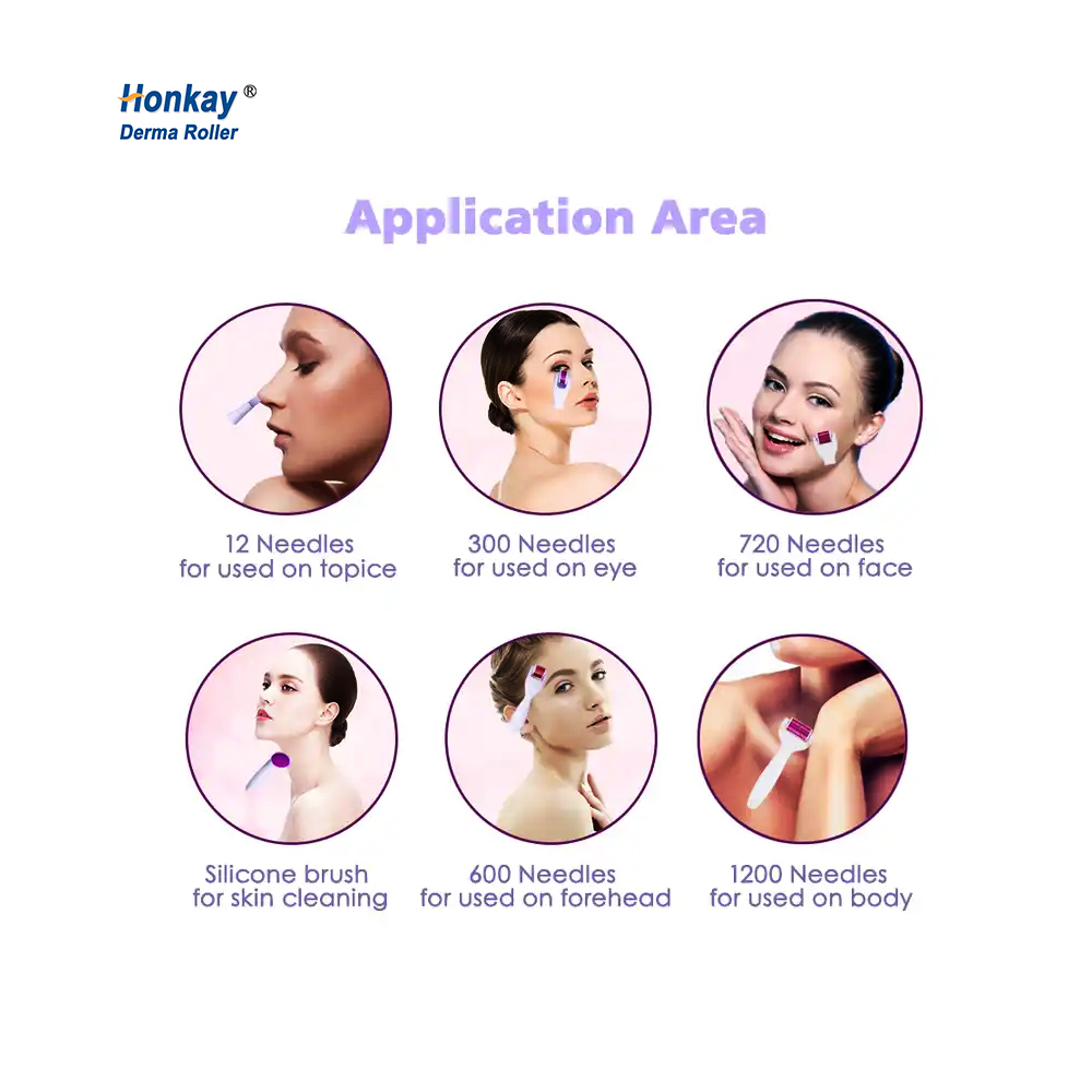 Microneedling Roller 6 in 1 Derma Roller Kit 12/300/720/1200 Needles for Distributor Purchase Microneedling Roller 6 in 1 Derma Roller Kit 12/300/720/1200 Needles derma roller,derma roller kit,6in1 derma roller
